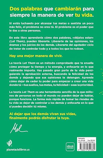 La Teoría Let Them. La clave Está en Soltar: El Método que te Puede Cambiar la Vida y del que Millones de Personas no Dejan de Hablar